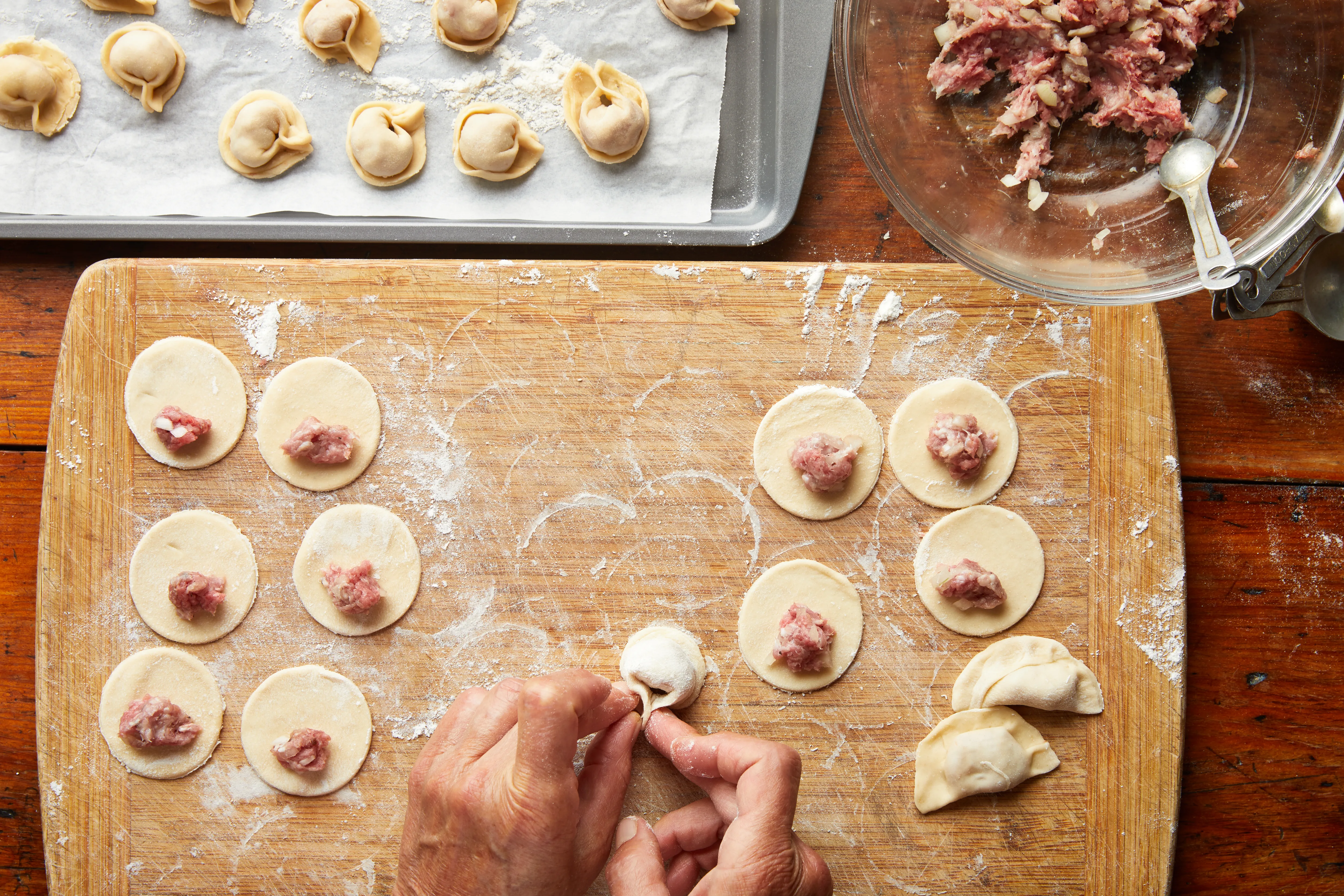 Making Pelmeni
